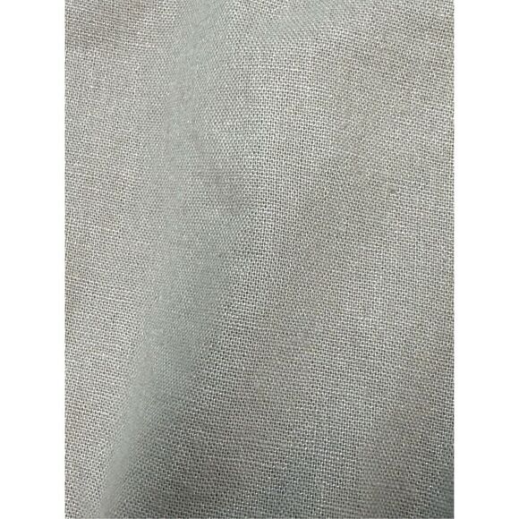 GAP Solid Tan Fitted Linen Moto Shine Jacket Lightweight Sz L Full Zip *Notes - Picture 12 of 13